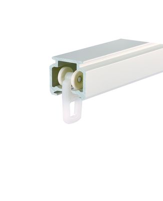 Dobra cena. Grubość 2 mm Aluminiowa szyna kurtynowa 6,7 ​​metra do ciężkich zasłon w sieci