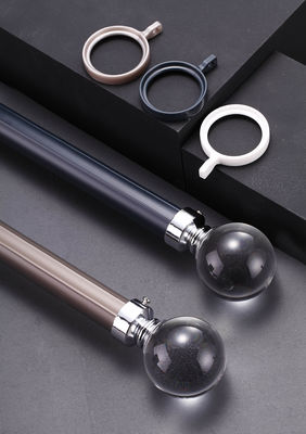 Ein guter Preis. Curtain Rod Single Rod Aluminum Alloy Silent Top Side Mounted Bracket Roman Rod Curtain Track Accessories Im Internet