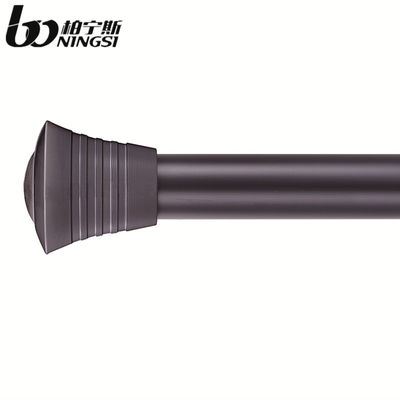 Good price 300cm Length 0.8mm Thickness 25mm Curtain Rod Ends For Curtain online