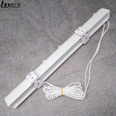 Harga yang bagus Strong Bearing Aluminium Noisy Free Roman Blind Kit 120cm Mudah Dicabut on line