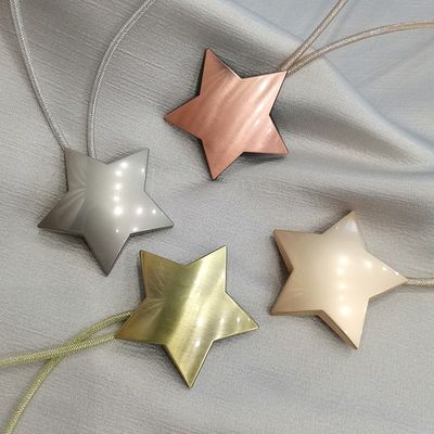 Good price Dining Room Curtain Track Accessories Metal Star Magnet Curtain Binding Buckle online