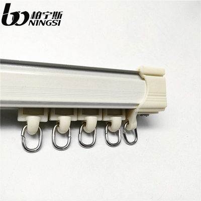 Good price 0.8mm Thickness 6m Length Aluminum Curtain Track Ceiling Mounted online