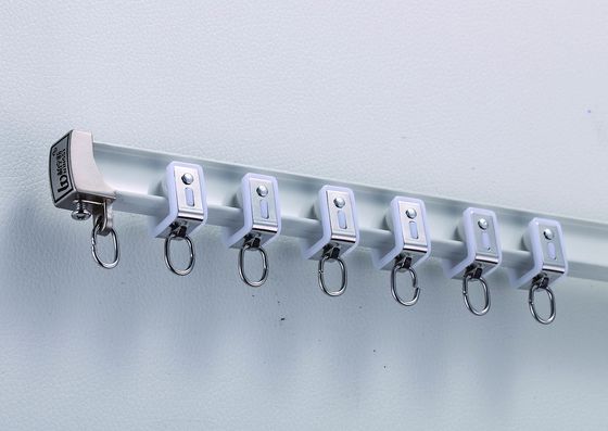 Good price 10mm*25mm 6m Length Bendable Curtain Track Flexible Curtain Rail Strong Bearing online