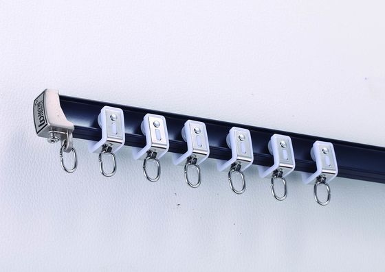 Goede prijs. Donkerblauwe Aluminiumdikte 2mm Bendable-Gordijnspoor extra dik Online