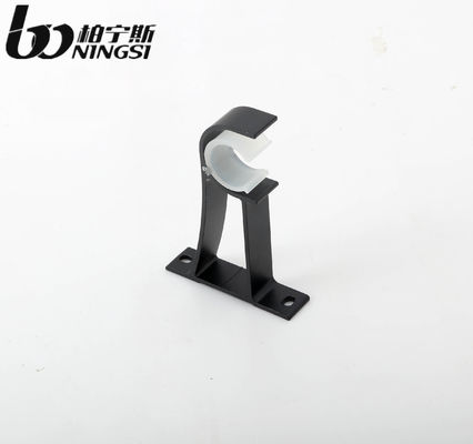 Good price Metal Black Color 22mm Ceiling Curtain Rod Brackets Curtain Rod Hanger online