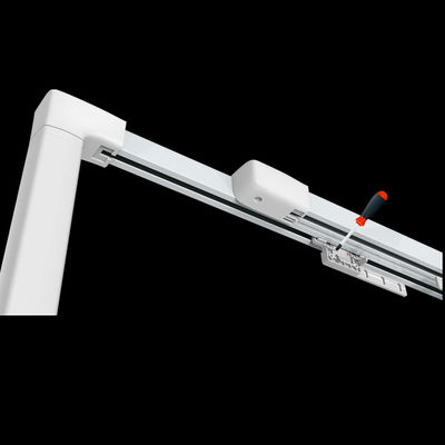 Good price 1.7m Length Motorized Retractable Telescopic Curtain Track online